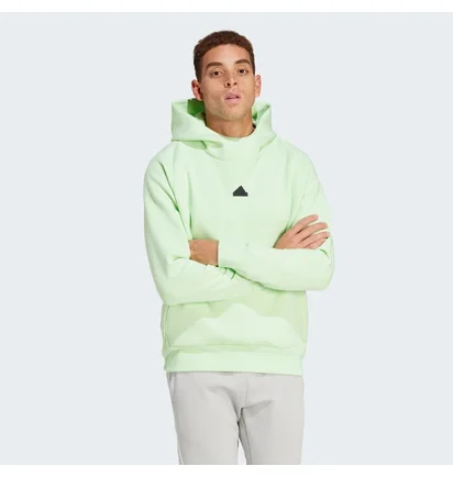 Худи мужское Adidas New Z.N.E. Premium Hoodie Green IR5212
