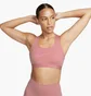 Топ женский Nike Swoosh Medium Support Pink FB4124-618