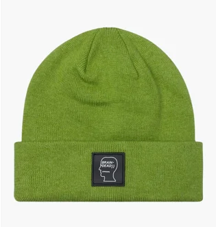 Шапка унисекс Brain Dead Logo Head Grey F22H04001918-MOSS