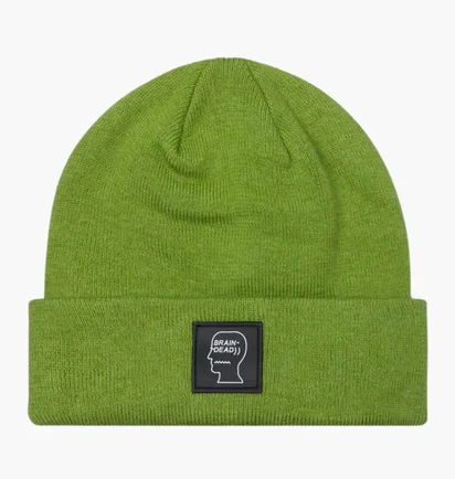 Шапка унисекс Brain Dead Logo Head Grey F22H04001918-MOSS