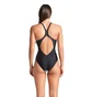 Купальник женский Arena Blue Flowers Swimsuit V Back Blue 009027-850