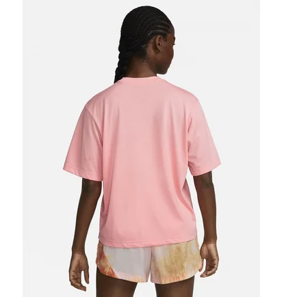 Футболка женская Nike Dri-Fit Trail Short Sleeve Tee Pink DX7896-611