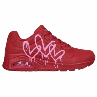 Кросівки жіночі Skechers Uno Dripping In Love Red 177980-RDPK