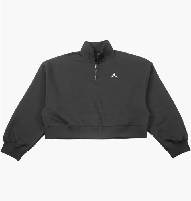 Кофта женская Nike Brk Flc Qz Top Black IH2391-010