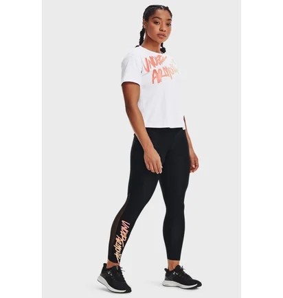 Футболка женская Under Armour Live Chroma Graphic Tee White 1366006-100