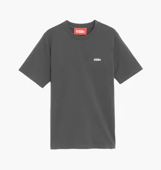 Футболка мужская 032C Logo T-Shirt Grey SS23-C-1011