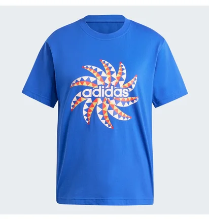Футболка жіноча Adidas X Farm Rio Graphic Tee Blue IQ4485