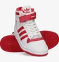 Кросівки чоловічі Adidas Forum Mid White/Red GY5819