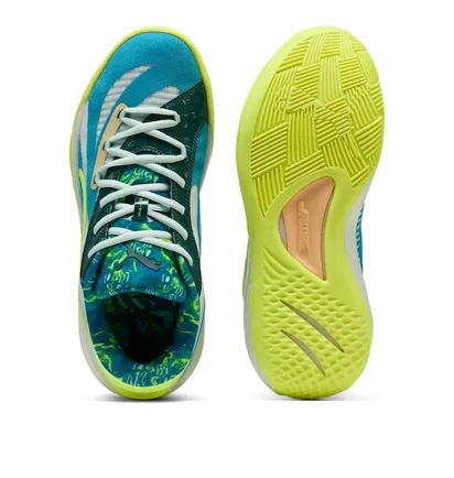 Кроссовки мужские Puma All-Pro Nitro Hoops Dreamz Turquoise/White 311355-01