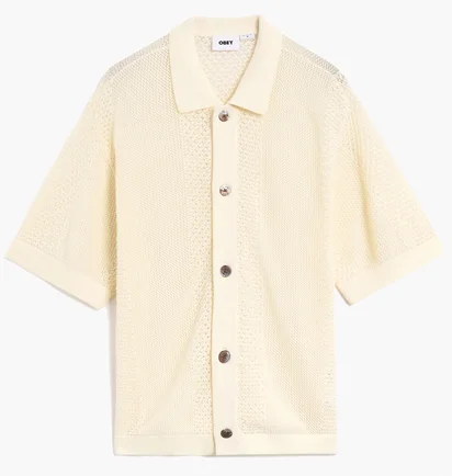 Рубашка мужская OBEY Evan Beige 151000103-UBL