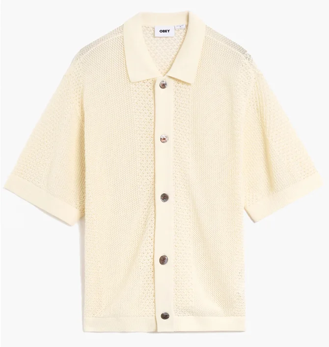 Рубашка мужская OBEY Evan Beige 151000103-UBL