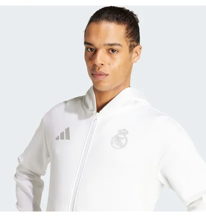 Толстовка мужская Adidas Real Madrid Anthem White IT3805