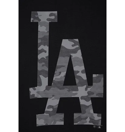 Худи унисекс 47 Brand Mlb Los Angeles Dodgers Tonal Black 608511JK-FS