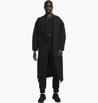 Пальто женское Nike Sportswear Tech Fleece Oversized Duster Jacket Black FQ2602-010