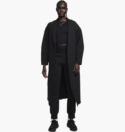 Пальто жіноче Nike Sportswear Tech Fleece Oversized Duster Jacket Black FQ2602-010