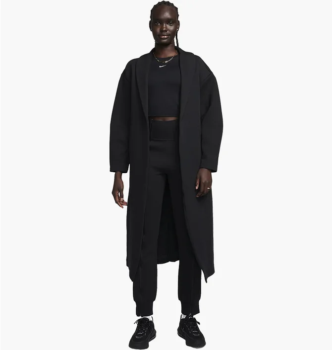 Пальто жіноче Nike Sportswear Tech Fleece Oversized Duster Jacket Black FQ2602-010