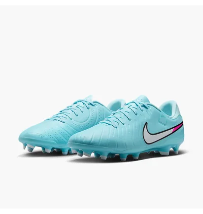 Бутсы унисекс Nike Legend 10 Academy Fg/Mg Light Blue DV4337-401