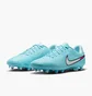 Бутсы унисекс Nike Legend 10 Academy Fg/Mg Light Blue DV4337-401