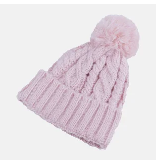 Шапка женская New Balance Lux Knit Pom Pink LAH23118PIE