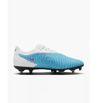 Бутсы унисекс Nike Phantom Gx Academy Sg-Pro Anti-Clog Traction White/Light Blue DD9471-446