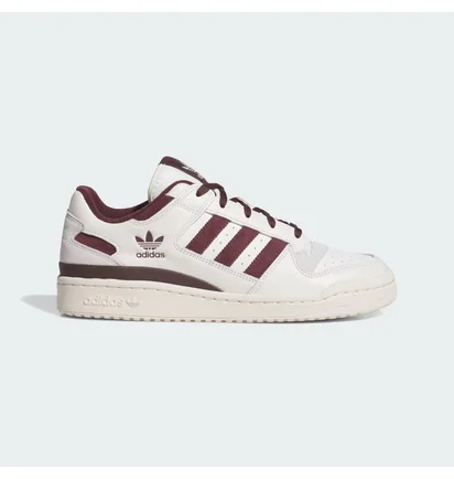 Кроссовки мужские Adidas Forum Low Cl White/Bordo JQ0206