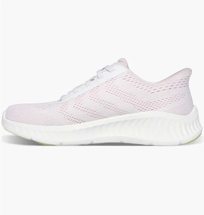 Кроссовки женские Skechers Slip-Ins: Go Walk Now White/Pink 125643-WPK