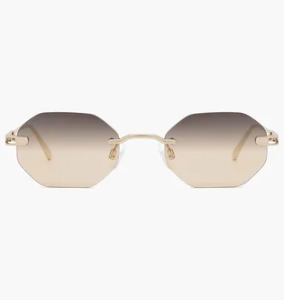 Солнцезащитные очки женские Carolina Lemke Gold/Yellow CL3164-С5