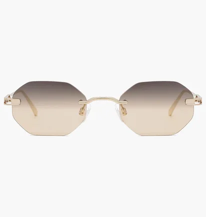 Солнцезащитные очки женские Carolina Lemke Gold/Yellow CL3164-С5