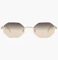 Солнцезащитные очки женские Carolina Lemke Gold/Yellow CL3164-С5