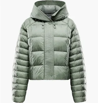 Пуховик женский Nike Sportswear Swoosh Puffer Primaloft®Therma-Fit Oversized Hooded Jacket Green FB8729-370