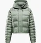 Пуховик жіночий Nike Sportswear Swoosh Puffer Primaloft®Therma-Fit Oversized Hooded Jacket Green FB8729-370