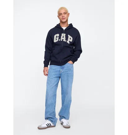 Толстовка чоловіча Gap Relaxed Logo Blue 218871811