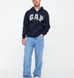 Толстовка чоловіча Gap Relaxed Logo Blue 218871811