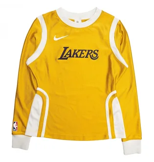 Лонгслів жіночий Nike W Nrg Ir Top Los Angeles Lakers Long Sleeves Tee Yellow DB1613-723