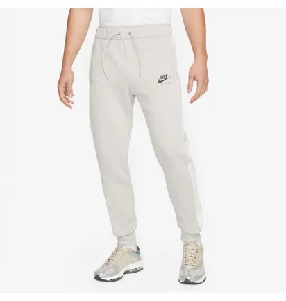 Штаны мужские Nike Air Brushed Back Fleece Joggers White Dm5209-012