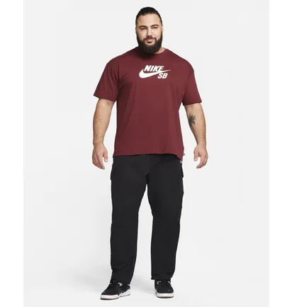 Футболка чоловіча Nike Sb Logo Skate T-Shirt Bordo CV7539-619