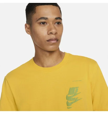 Футболка мужская Nike M Nsw Tee Ess+Sprt 2 Yellow Dm6379-709