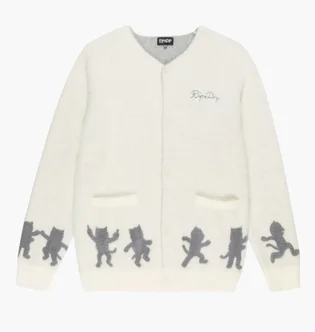 Кофта мужская RipNDip Cosmic Nerm Mohair White RNDSPR25110