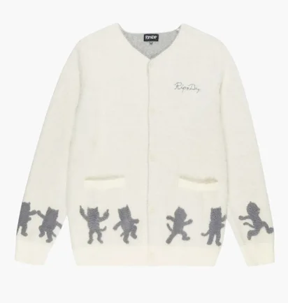 Кофта мужская RipNDip Cosmic Nerm Mohair White RNDSPR25110