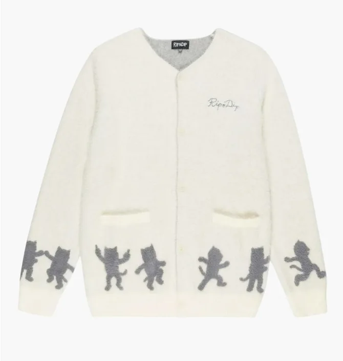Кофта мужская RipNDip Cosmic Nerm Mohair White RNDSPR25110