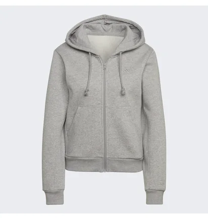 Толстовка женская Adidas All Szn Fleece Full-Zip Hoodie Grey Hj8010