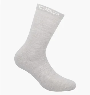 Шкарпетки жіночі CMP Hiking Wool Sock Mid White (1 пара) 3I87176-A280