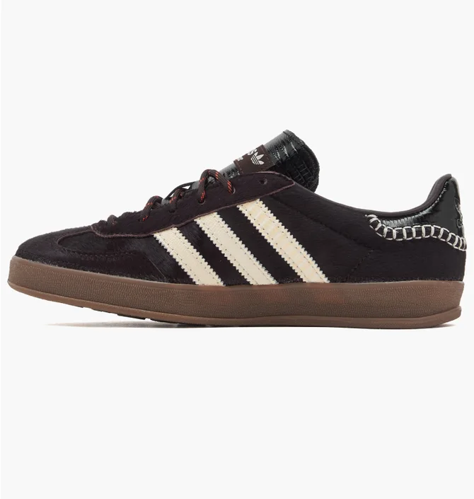 Кросівки чоловічі Adidas Gazelle Indoor Wales Bonner Pony Hair Brown KK3640