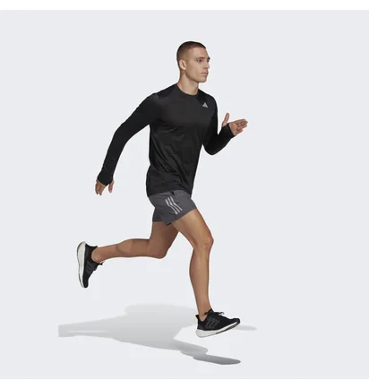 Лонгслив мужской Adidas Own The Run Long Sleeve Tee Black Hm8436