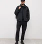 Куртка мужская Stone Island Micro Twill Zip-Up Black L1S154100033S0026-V0020