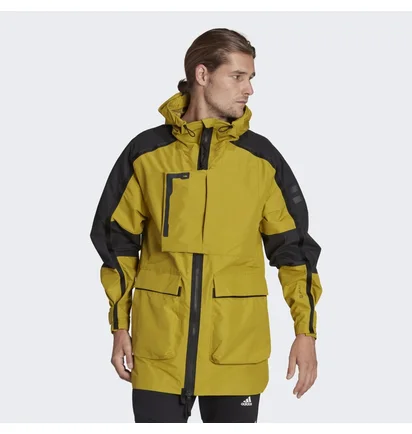 Парка чоловіча Adidas Terrex Xploric Rain.Rdy City Jacket Yellow Hg8574