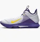 Кросівки чоловічі Nike Lebron Witness 4 White/Voltage Purple/Pure Platinum/Metallic Gold BV7427-100