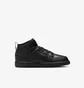Кроссовки детские Air Jordan 1 Mid (Ps) Black 640734-093