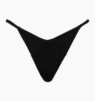 Плавки жіночі Puma Swim Ribbed Tanga 1P Black 701221716-001
