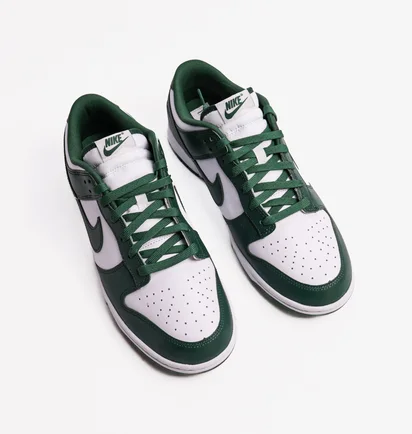 Кроссовки мужские Nike Dunk Low White/Green DD1391-101